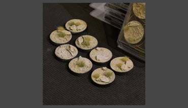 Gamers Grass Arid Steppe Bases Round 32mm (x8)