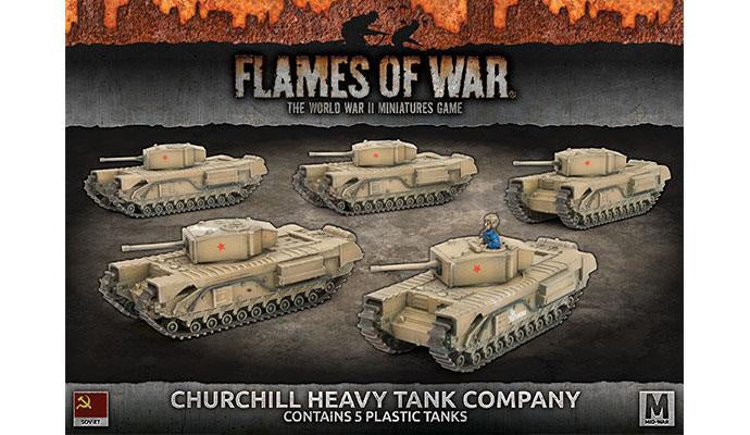 Churchill Heavy Tank Company (x5) FOW