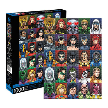 Aquarius Puzzle DC Comics Faces Puzzle 1,000 pieces