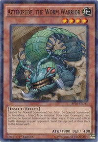 Aztekipede, the Worm Warrior (Shatterfoil) [Battle Pack 3: Monster League] [BP03-EN041]