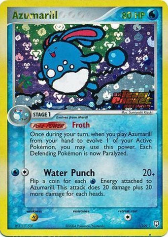 Azumarill (1/109) (Stamped) [EX: Team Rocket Returns]