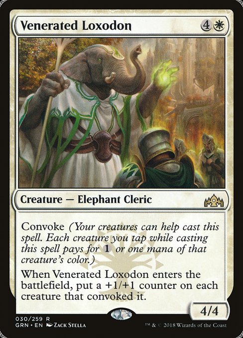 Venerated Loxodon [Guilds of Ravnica]