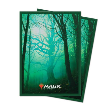ULTRA PRO Magic: The Gathering - DECK PROTECTOR- Unstable Land Art -Forest 100ct