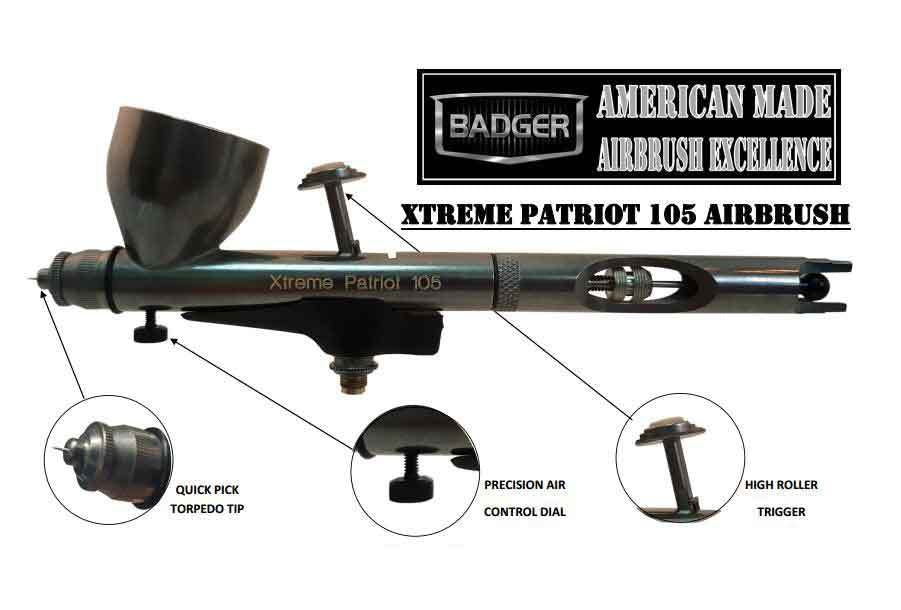 Badger Airbrush Xtreme Patriot 105