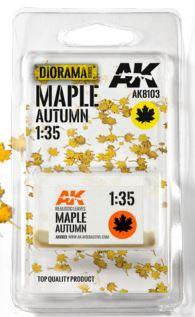 AK Interactive: Vegetation (Leaves) Maple Autumn 1:35