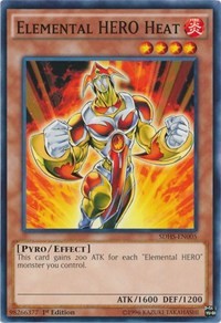 Elemental HERO Heat [Structure Deck: HERO Strike] [SDHS-EN005]