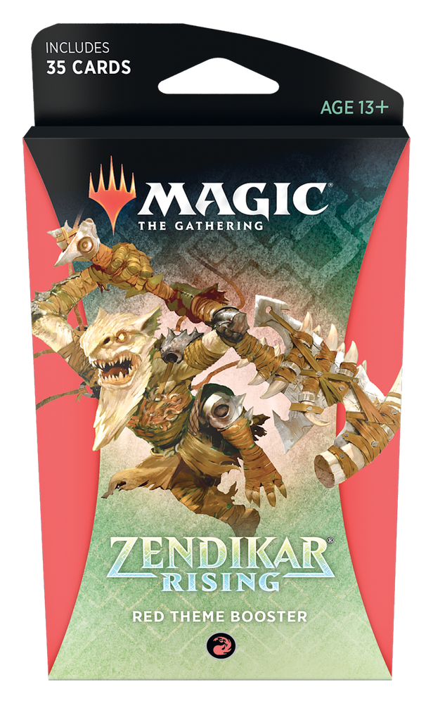 Magic Zendikar Rising Theme  Booster Red