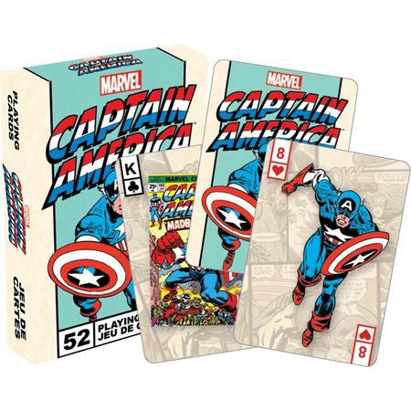 Marvel Captain America Retro Playing Cards