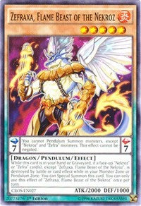 Zefraxa, Flame Beast of the Nekroz [Crossed Souls] [CROS-EN027]