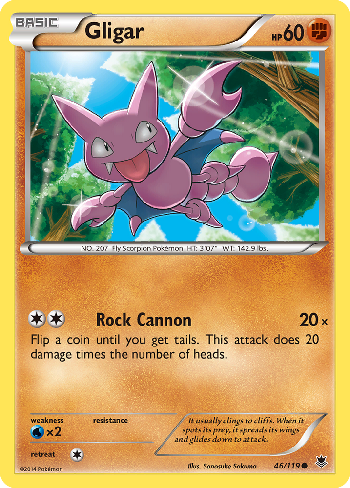 Gligar (46/119) [XY: Phantom Forces]