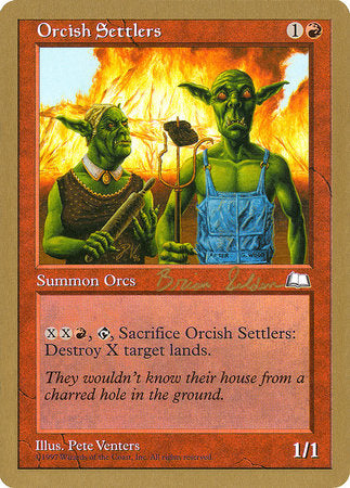 Orcish Settlers - 1998 Brian Selden (WTH) [World Championship Decks 1998]