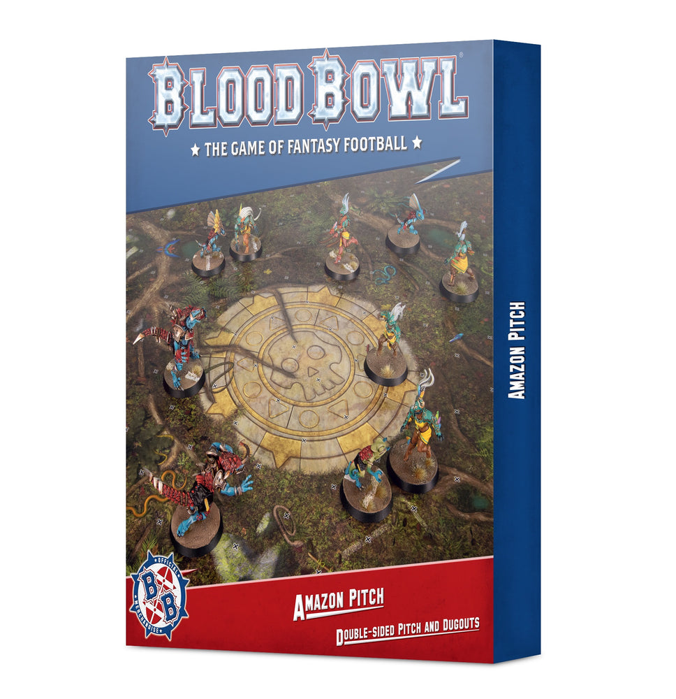 202-29 BLOOD BOWL: AMAZONS TEAM PITCH & DUGOUTS