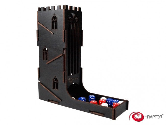 e-Raptor Dice Tower Black Castle