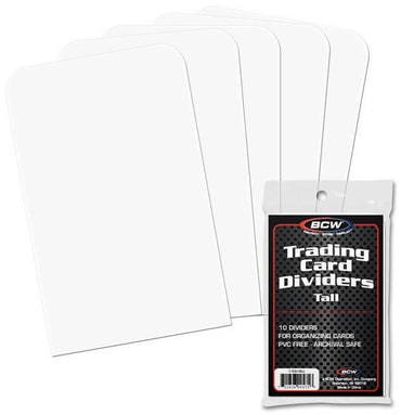 BCW Trading Card Dividers Tall (10 Dividers Per Pack)