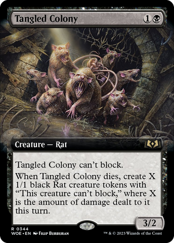 Tangled Colony (Extended Art) [Wilds of Eldraine]