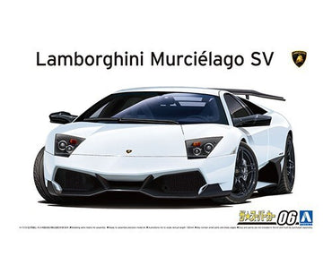 Aoshima 1/24 '09 Lamborghini Murcielago LP670-4 SV Plastic Model Kit