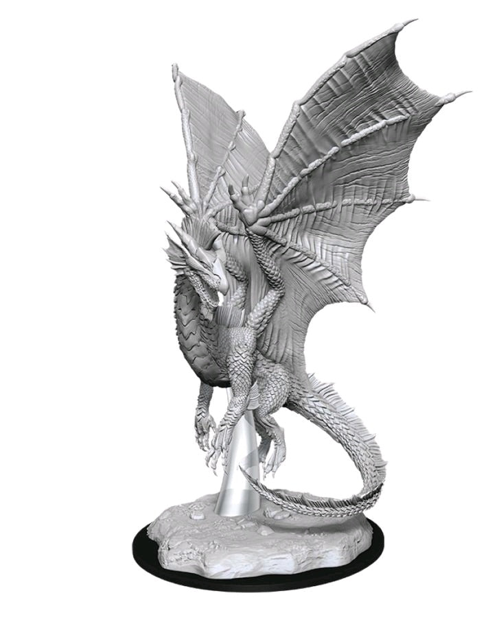 Dungeons & Dragons - Nolzur’s Marvelous Unpainted Minis: Young Silver Dragon