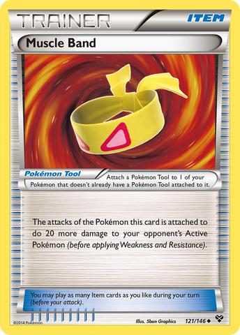 Muscle Band (121/146) [XY: Base Set]