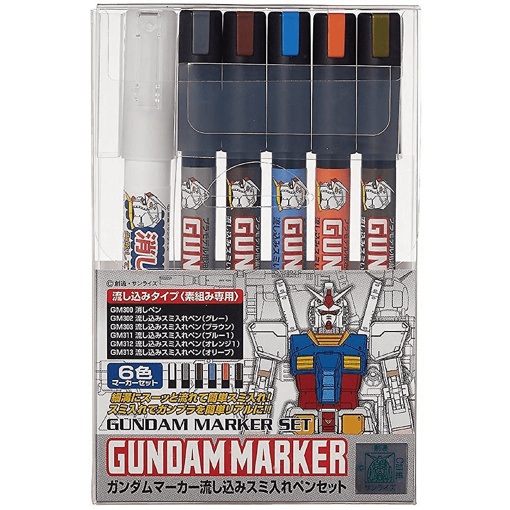 Gundam Pouring Ink Marker Set