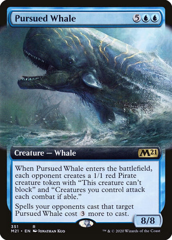 Pursued Whale (Extended Art) [Core Set 2021]
