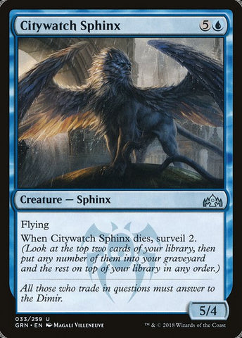 Citywatch Sphinx [Guilds of Ravnica]