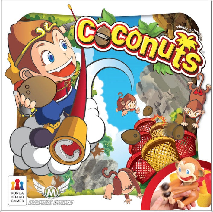 Coconuts 4 Player Monkey Dexterity Game