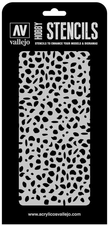 VALLEJO ST-CAM002 1/32 LUFTWAFFE WWII SPOTS CAMO STENCIL