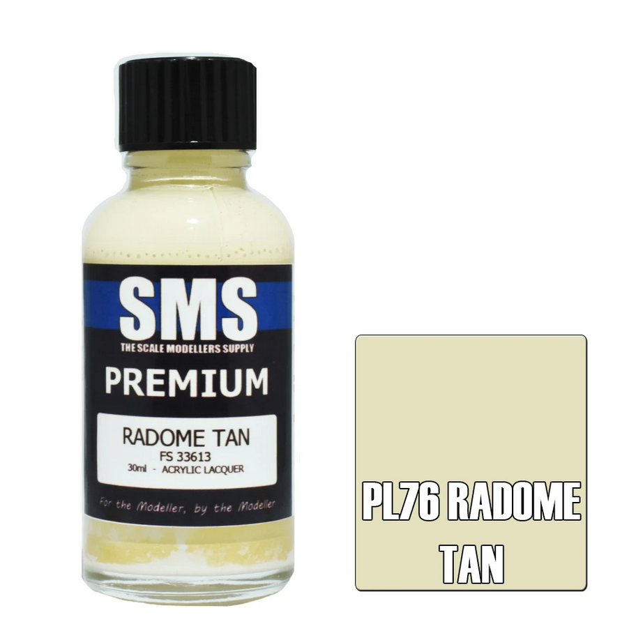 PL76 Premium Acrylic Lacquer RADOME TAN 30ml