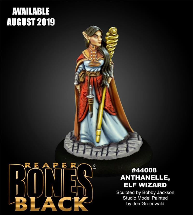 Reaper Bones Black Anthanelle, Female Elf Wizard