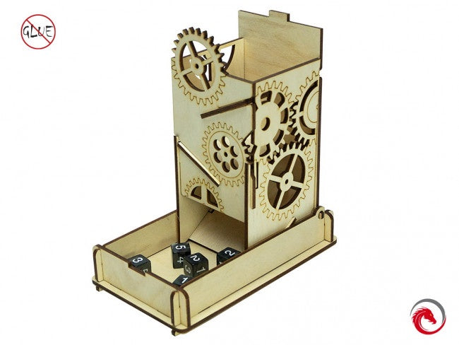 e-Raptor Dice Tower Steam Punk Box