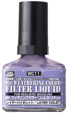 Mr Weathering Color Filter Liquid Shade Layer Violet