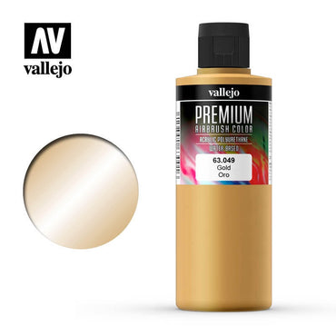 Vallejo 63049 Premium Color Gold 200ml