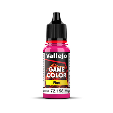Vallejo 72158 Game Colour Fluorescent Magenta 18ml Acrylic Paint
