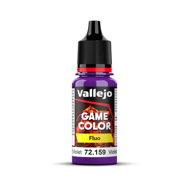 Vallejo 72159 Game Colour Fluorescent Violet 18ml Acrylic Paint