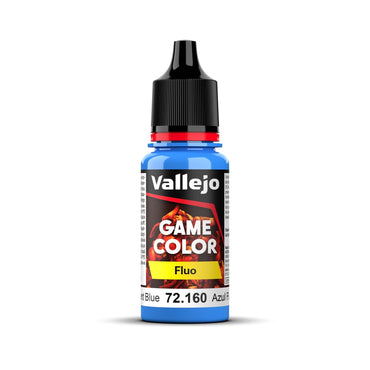 Vallejo 72160 Game Colour Fluorescent Blue 18ml Acrylic Paint