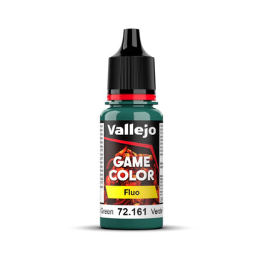Vallejo 72161 Game Colour Fluorescent Cold Green 18ml Acrylic Paint