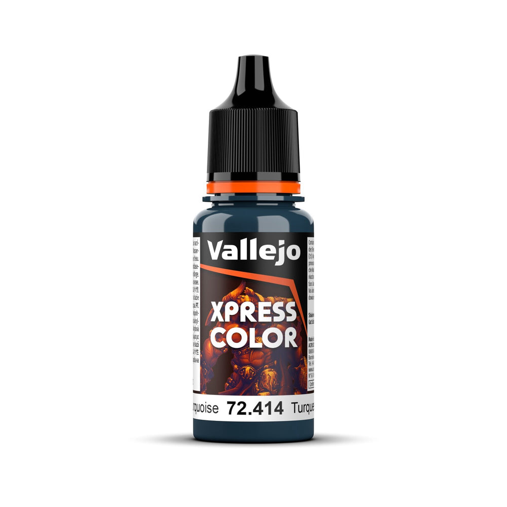 Vallejo 72414 Game Colour Xpress Colour Caribbean Turquoise 18ml Acrylic Paint