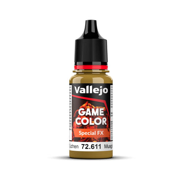 Vallejo 72611 Game Colour Special FX Moss and Lichen 18ml Acrylic Paint