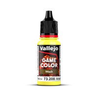 Vallejo Game Colour Wash 73.208 Yellow 18ml