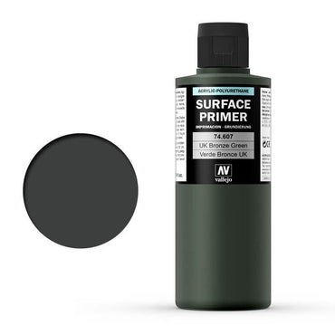 Vallejo Surface Primer Color UK Bronze Green 200 ml [74607]
