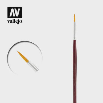 Vallejo Brushes - Round Toray Brush No.4