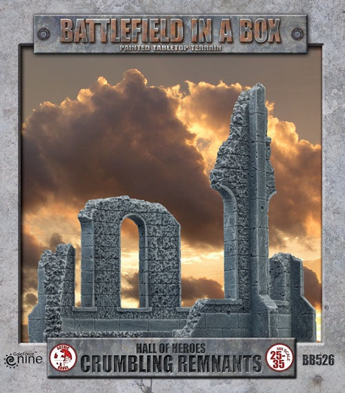 Battlefield in a Box: Gothic Battlefields - Crumbling Remnants (x2) - 30mm