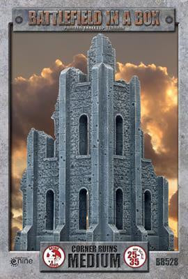 Battlefield in a Box: GOTHIC TERRAIN: Medium Corner Ruins