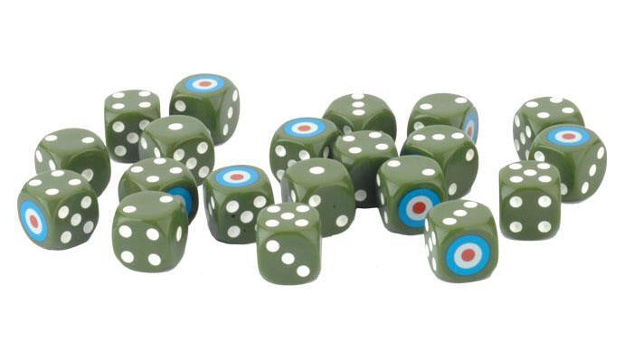 British LW Dice (x20) Flames of War