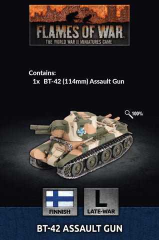 Flames of War: Finnish: BT-42 Assault Gun (x1)