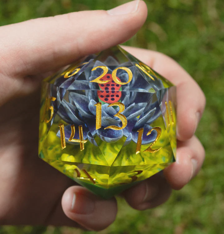 Sirius Dice - Black Lotus Spindown Large D20