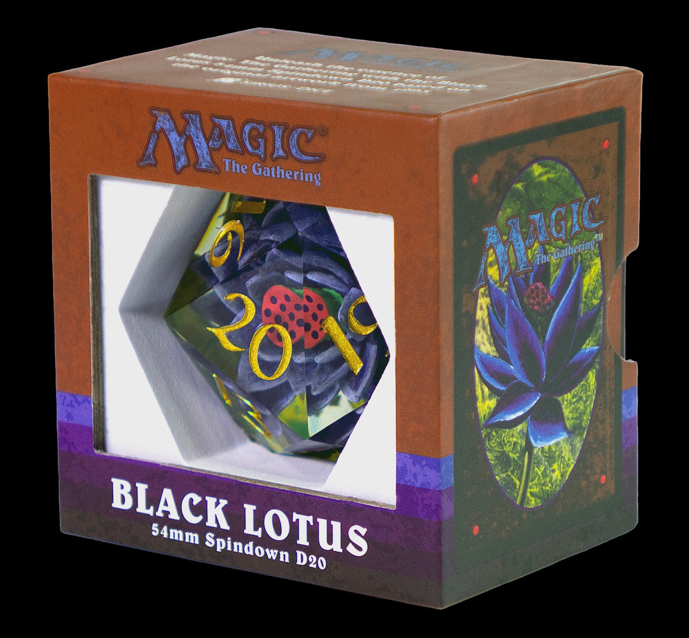 Sirius Dice - Black Lotus Spindown Large D20