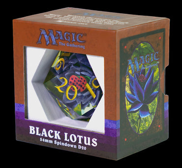 Sirius Dice - Black Lotus Spindown Large D20