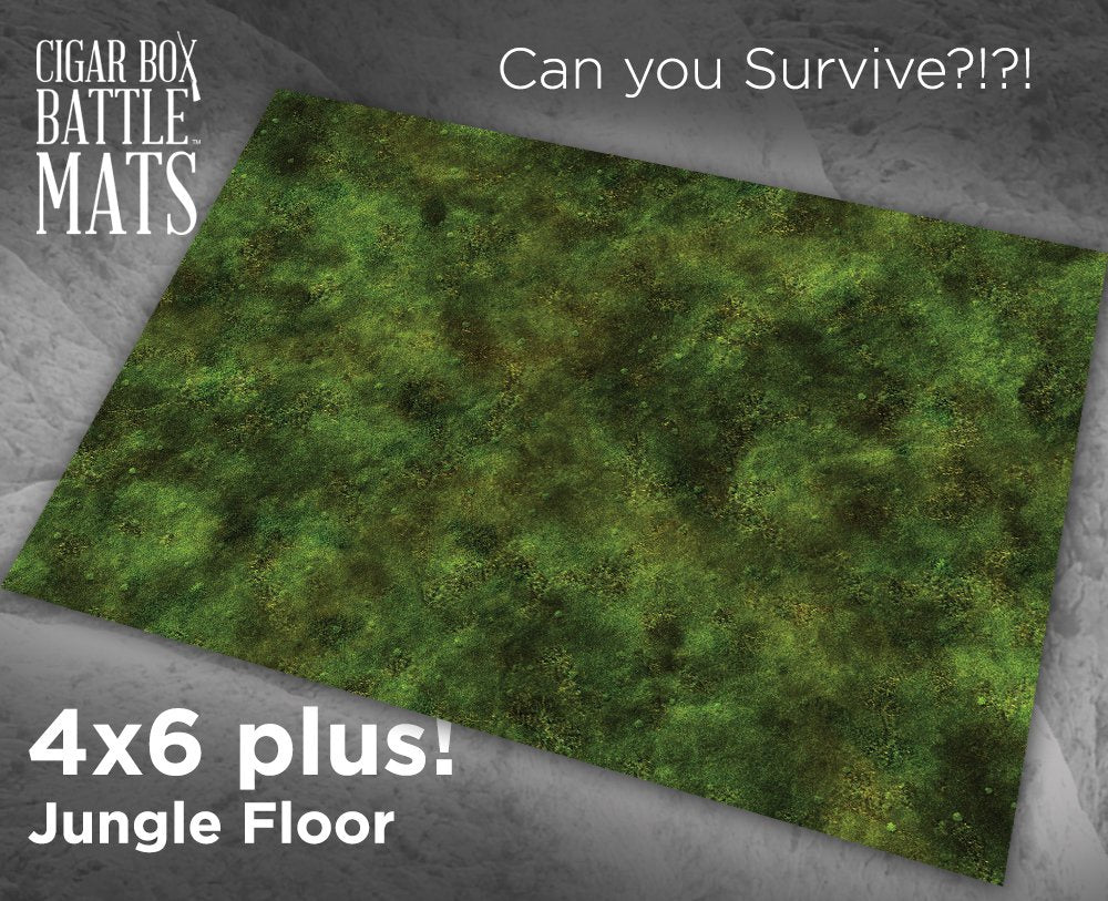 Jungle Floor 4x6 Battle Mat