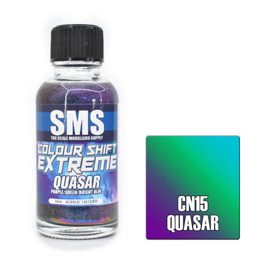 CN15 Colour Shift Extreme QUASAR (PURPLE/GREEN/BRIGHT  BLUE) 30ml